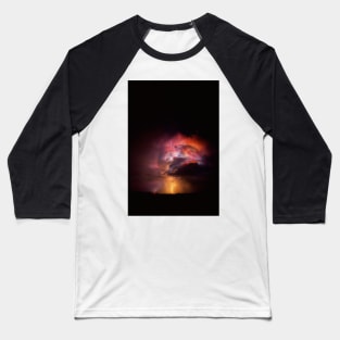 Summer lightning storm in Tucson, Arizona (E145/0288) Baseball T-Shirt